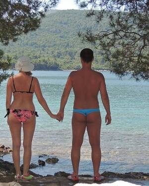 couple nude beach thong - Thong at the beach Porn Pictures, XXX Photos, Sex Images #2066182 - PICTOA