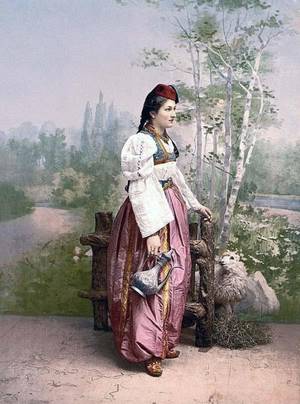 Bosnian Hijab Porn - Here for your browsing pleasure is an extraordinary photo of Girl of  Sarajevo, Bosnia, Austro-Hungary. This color photochrome print was made  between 1890 ...