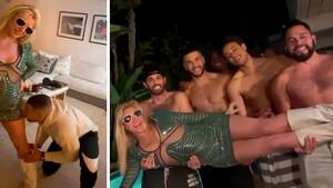 Britney Spears Nude Sex Tape - Britney Spears Throws Sexually-Charged Divorce Party with Shirtless Men