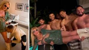Britney Spears Nude Sex Tape - Britney Spears Throws Sexually-Charged Divorce Party with Shirtless Men