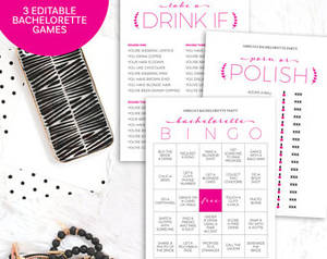 bingo beach party porn - Bachelorette Party Games - Bachelorette Games Package - Porn or Polish Game  - Drink If Game