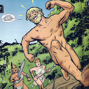 Green Arrow Gay Sex Porn - Ollie being chased by some pissed off Amazons... naked! Special thanks to  Dave in NJ for sharing these great scans from Green Arrow/Black Canary #2