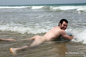 Australian Star Josh Harris - Naked Surfing with Josh Harris
