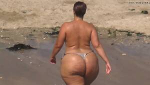 candid beach nudes cougars - THE ULTRA THICK DAM NEAR NAKED MILF BEACH CANDID - ThisVid.com