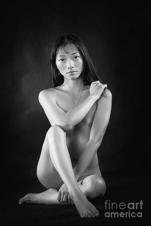 asian black girls nude - 203.1947 Asian Nude Girl in Black and White Photograph by Kendree Miller -  Pixels