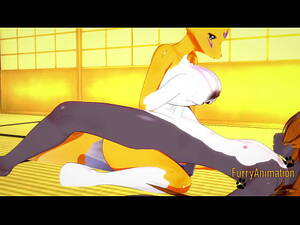 digimon yiff hentai - Digimon Furry Hentai - Taomon & Grey Fox boobjob, handjob, blowjob and  fucked 1/2 - Yiff Manga Anime Japanese Porn - PORNORAMA.COM