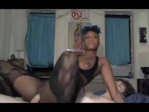 black amateur girlfriend interracial - Hot black girl riding a white girl in amateur interracial sex