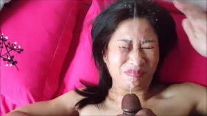 asian black cock facial - Asian MILF blows her Black Cock and gets her face sprayed | xHamster