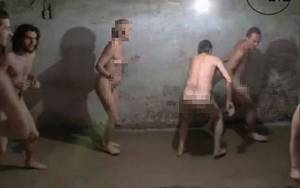 Israel Nazi Porn - Game of naked tag filmed in Nazi death camp of Stutthof. (Screen capture/