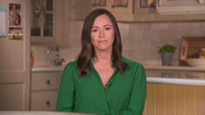 Katie Couric Fucking - Republican Senator Katie Britt delivering the State of the Union response  from her kitchen : r/pics