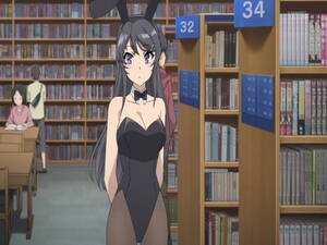 Anime Naughty Librarian Porn - Hentai BunnyGirl in Library | xHamster