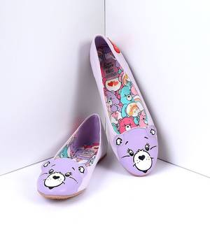 Care Bear Furry Porn - Lilac Vegan Leather Care Bears Stare Flats