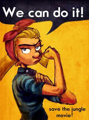 Hey Arnold Timberly Porn - Hey Arnold - Helga Pataki version of Rosie the Riveter!