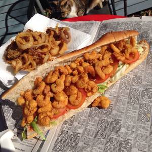 Food Boy Porn - Could you handle this Fried Shrimp Po-Boy?