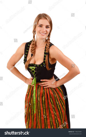 Bavarian Porn Pigtail - German Bavarian Waitress Her Hair Pigtails Stock Photo 718635484 |  Shutterstock
