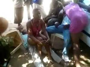 African Public Porn - Two Amateur South African Sluts Fucking In Public In Front Of Crowd