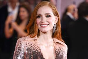 Jessica Chastain Porn Star - Jessica Chastain Wears Custom Gucci at Venice International Film Festival