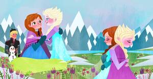 Disneys Frozen Porn - joey art: Disney Frozen picture book illustrations