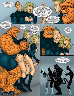 Fantastic Four Porn Extreme - Page 8 | iceman-blue-comics/fantastic-four | Erofus - Sex and Porn Comics