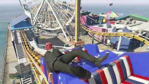 Amusement Park Fun - Grand Theft Auto V Roller Coaster PORN