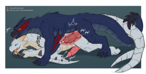 Monster Hunter Porn - Anyone want to trade and discuss monster hunter porn (darkenstardragon) :  r/Feral_Yiff
