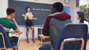 3d Sex Ed Class - Sex Education â€“ Lexx228 - Porn Cartoon Comics