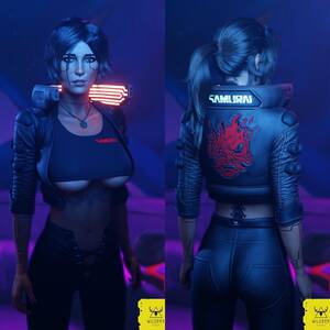 New Lara Croft Porn Star Extreme Stretched - Lara Croft x Cyberpunk by wilderstudio : r/LowSodiumCyberpunk