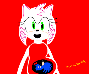 Amy Rose Pregnant Nude Porn - Amy Rose pregnant with Sonic's baby - Drawception