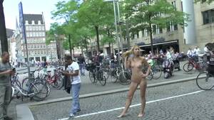 amsterdam nudism - Nude Woman Walking around in Amsterdam 2