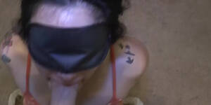 Bondage Throated Blindfold - Bound Blindfolded And Throat Fucked HD SEX Porn Video 6:26