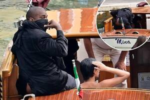 Angelina Jolie Blowjob - Kanye West and 'wife' Bianca Censori banned for life from Venice boat  company following NSFW ride : r/Fauxmoi