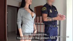Big Boob Cop Porn - Big boobs amateur fucks fake cop in her flat â€“ xhamster Gold