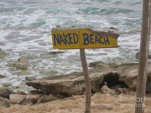 Amateur Hd Beach Nude - Naked Beach On Cozumel Island Photograph by Emmy Vickers - Fine Art America