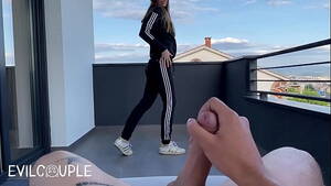 Adidas Blowjob Porn - He interrupted myworkout but I rewarded_himwith Adidas Superstar Shoejob â€¢  Free Porno Video Gram, XXX Sex Tube