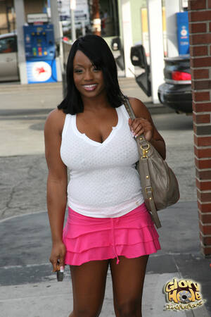 Giant Tits Black Gloryhole Porn - Ebony girl with big tits and nipples Jada Fire fucked through the glory hole  - PornPics.com