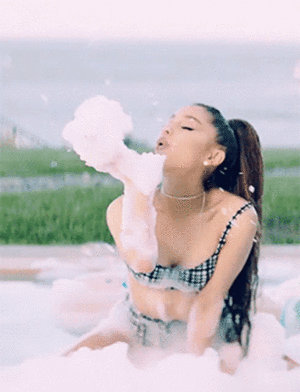 Ariana Grande Bubble Porn - Ariana Grande GIFs | GIFDB.com