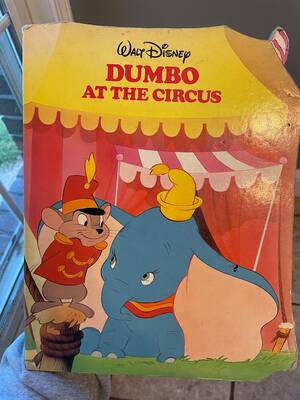 Dumbo Disney Cartoon Porn Comic - Walt Disneys Dumbo at the Circus Board Book/ Nostalgic Gift/ - Etsy
