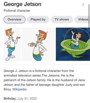 Judy Jetson And Daddy Porn - George Jetson will be born in two months : r/Damnthatsinteresting
