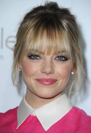 Emma Stone Bangs Porns - Emma Stone. GOD she's beautiful.
