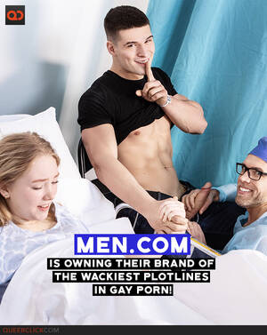 Men.com Gay Porn - MEN.com is Owning Their Brand of The Wackiest Plotlines in Gay Porn! -  QueerClick