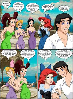 ariel cartoon sex - Ariel & Her Sisters [EnchantedHentai] Porn Comic - AllPornComic
