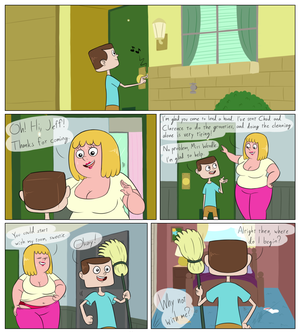cartoon clarence hentai - Clarence - Dirty Cleaning - Page 1 - HentaiEra