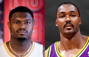 Best Before And After Porn - Zion channeling his inner Karl Malone with new porn stache. Best PF in the  league : r/nbacirclejerk
