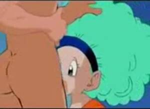 bulma pussy - Green-haired Bulma fucked in mouth and pussy in hentai porn Dragon Ball Z