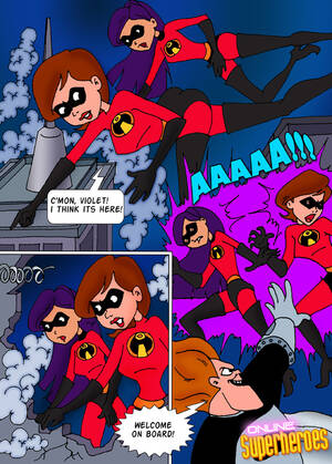 Incredibles Violet Sex Comic Porn - The Incredibles - [Online SuperHeroes][Comics 18] - Syndrome Kindnaps  Rubber Woman and Violet porno