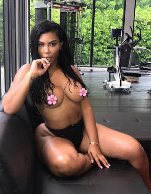 black kitty nude - Taylor Hing in knickers