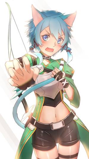 Anime Weapon Porn - Sword Art Online, Shinon, by lu\
