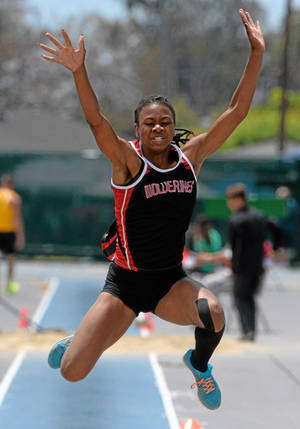 Girl Rams Track Team Porn - Harvard Westlake's Courtney Corrin competes in the division 3 long jump  during the CIF-SS