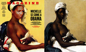 Michelle Obama Tits - Objectifying the Office - Michelle Obama and the Spanish Magazine  Controversy | viz.