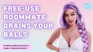 free wet blowjob - Free use Roommate Drains your Balls || ASMR Audio Porn [sloppy Blowjob]  [cum Slut] [casual Cheating] - Pornhub.com